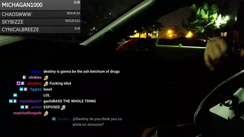 Destiny's car battery dies
