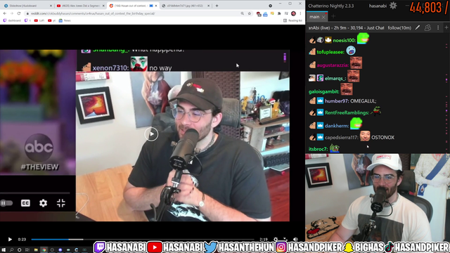 Hasan Stands By His Takes