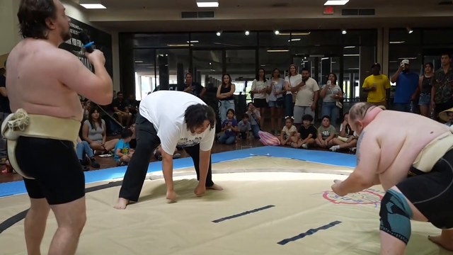 Zoil becomes a sumo wrestler
