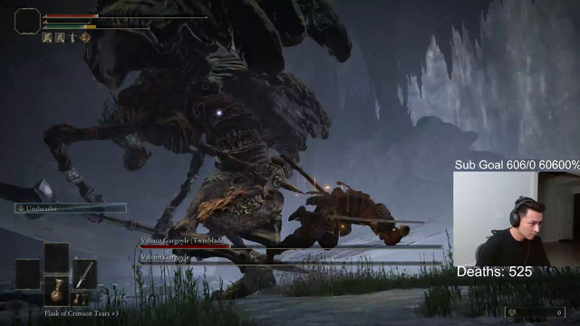 Pikaboo locks in against the Twin Gargoyles