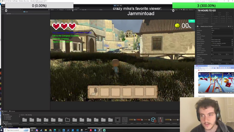 Streamer says streaming is easy and then stream breaks down immediately