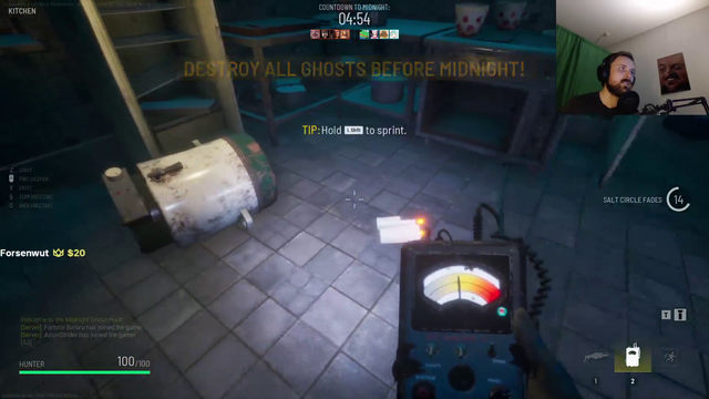 Forsen finds solid snake in ghost hunt