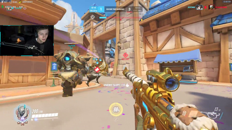 Soda throws overwatch game