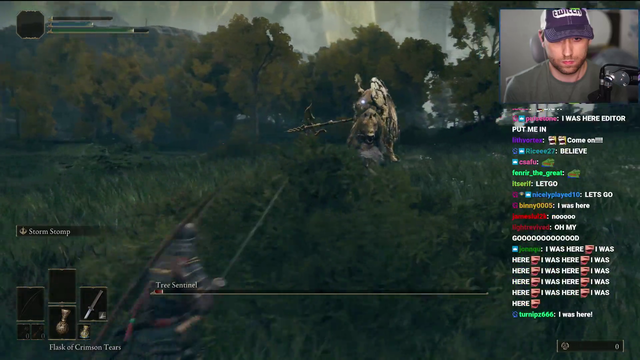 After over 7 hours of grinding the optional boss, Atrioc finally defeats the Tree Sentinel