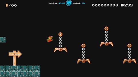 Lirik speedruns Mario Super Maker 2 Level by using his strong brain