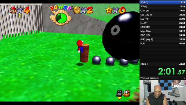 Lacari resets so hard SM64 it breaks the game.