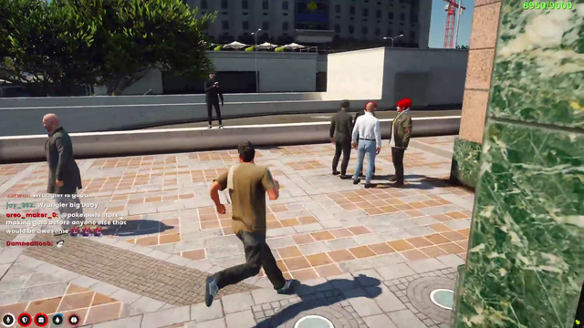 Just 2 NPCs interacting with each other