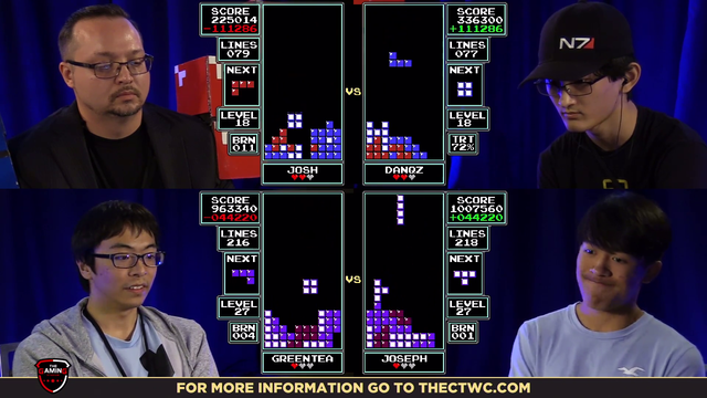 High Level Tetris going on right now!