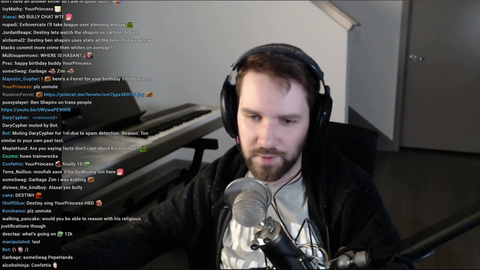 A crying YourPrincess calls Destiny