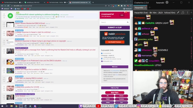 Hasan calls out blatant brigading of LSF
