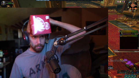 Asmongold shows his halloween costume
