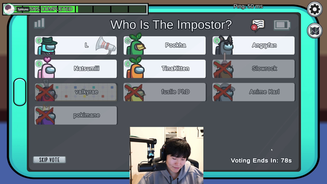 Sykkuno reveals Toast's Among Us tell
