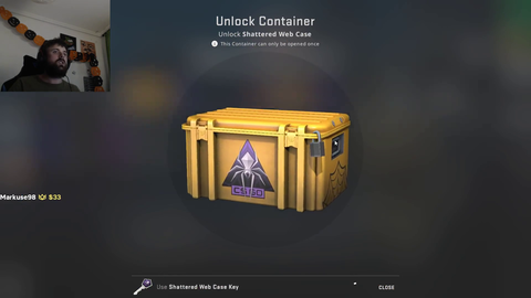 Forsen unboxes an AWP and screeches like a little girl