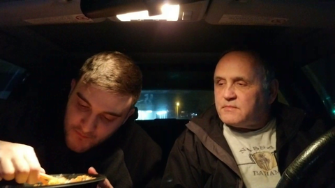 Wholesome father son moment