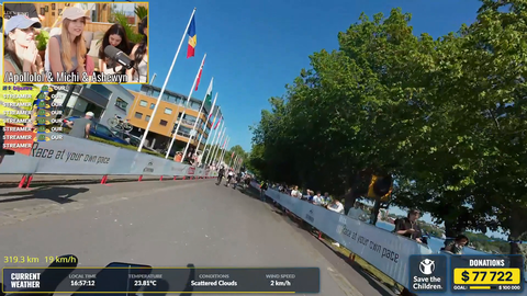 Ela completes biking section of the Swedish Classic, having raised over 77000 Euros for Children in Need