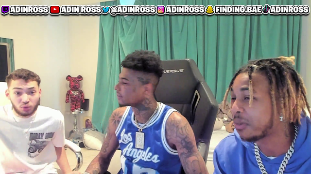 Blueface babymomma calls during Adin Stream