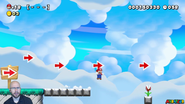 Aurateur makes a clutch jump to cheese a level