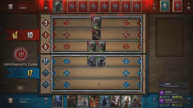 Dev gets spammed with friend requests while revealing new Gwent content with 40k viewers, get's forced to stop the show