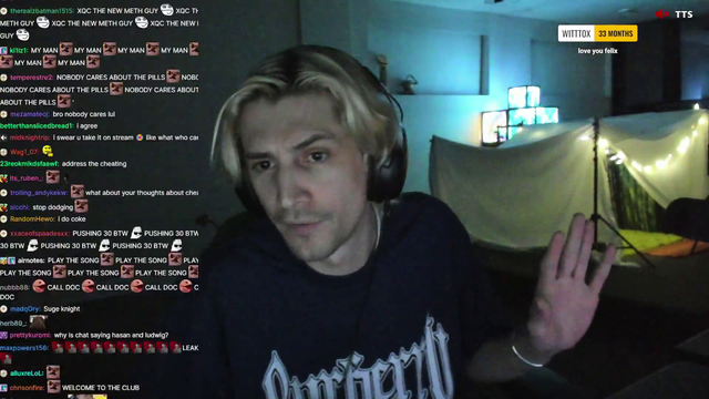 Xqc says he has been prescribed medicine for adhd since he was 15