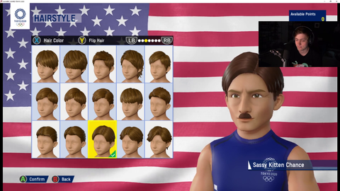 Soda customizes his character