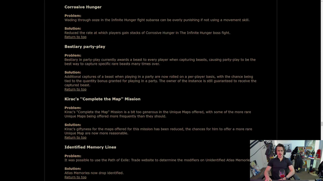 A completely normal thing to read in Path of Exile patch notes.