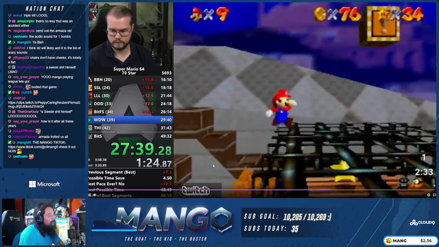Mango does some research on his former rival