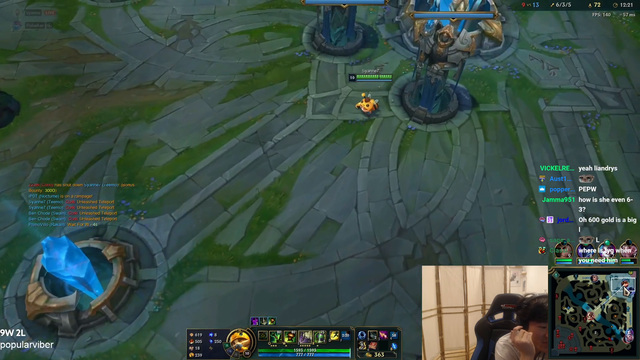 Pobelter having a good time coaching his girlfriend