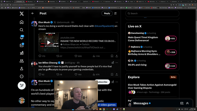 Quin calls out the biggest Elon glazer