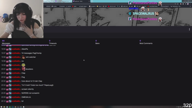 Streamer has a sore throat