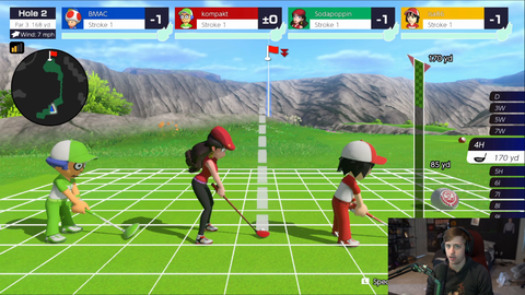 Soda gets a hole in one