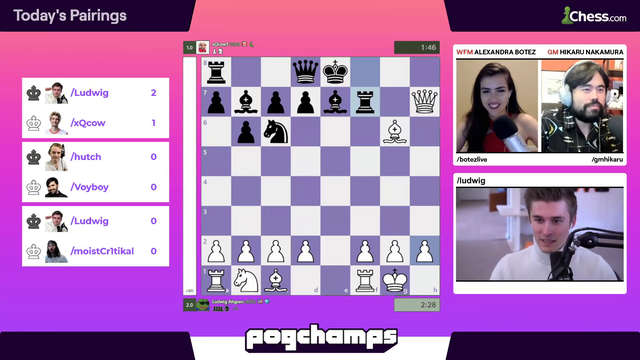 Ludwig murders Alexandra Botez