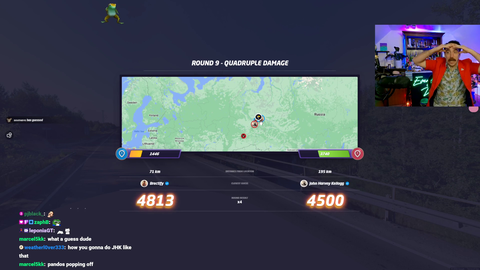 Insane competitive GeoGuessr guess