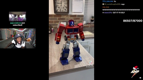 Starscream reacting to Optimus Prime