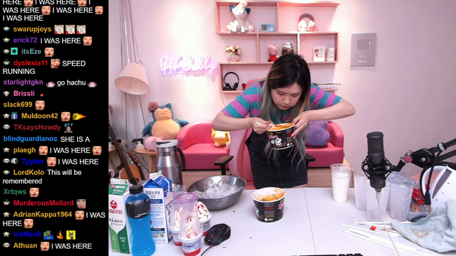 TWO bowls of Korean spicy noodles for 300 subs