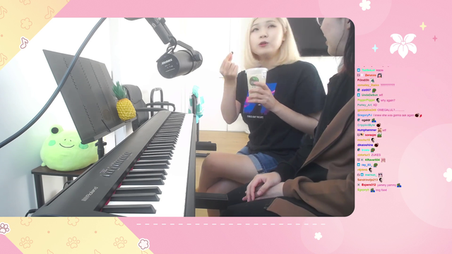 Hachu eats dog food