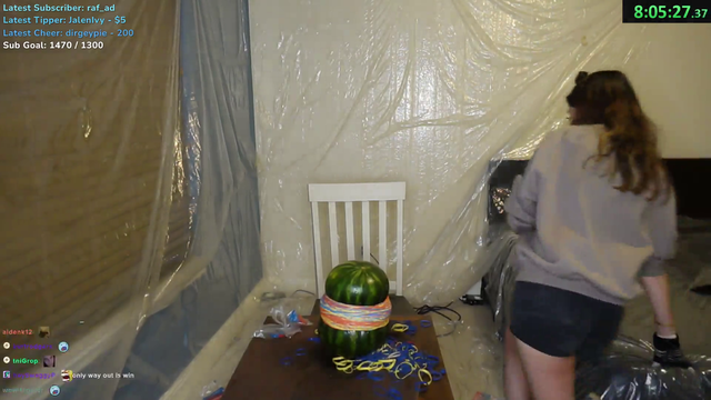 ExtraEmily's Watermelon finally explodes