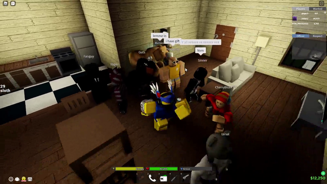 Roblox sniper has a gift for Dizzy