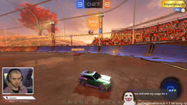 Shaba suffers a weeb stroke