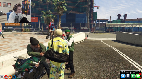 xQcOW - another day in the hood, ssb squad robs X in the middle on the city