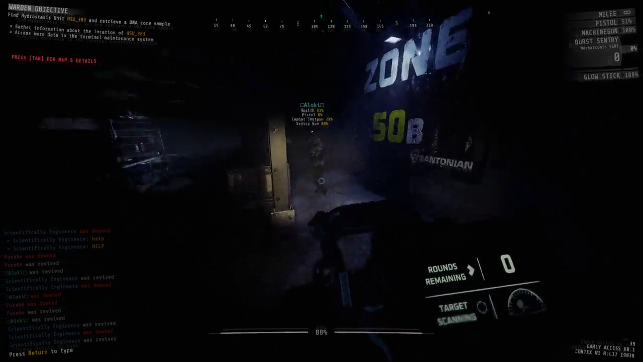 His first experience with a horror themed shooter.