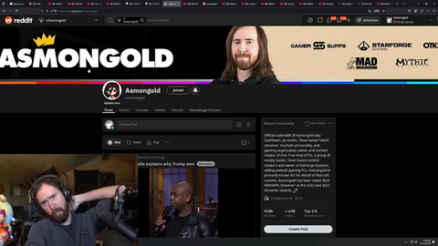 Asmongold Responds to Destiny Calling Him a Ret*rd