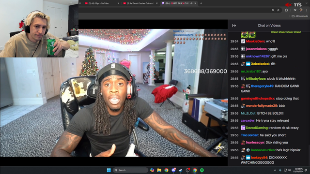 xQc Flexes on Kai Cenat