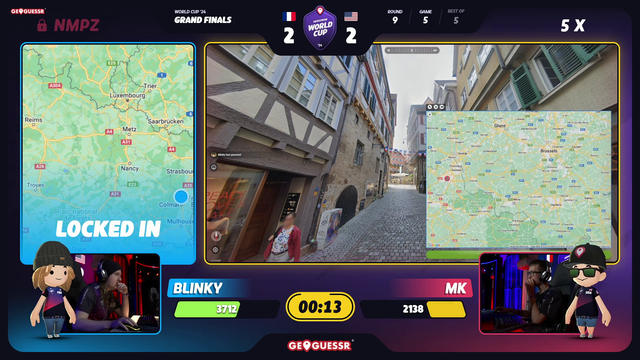 Blinky Clutches to win the 2nd Geoguessr World Cup