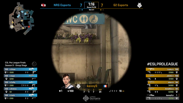 CS:GO caster describes player's positional habits
