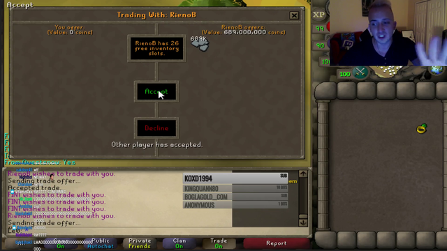 Hyphonix accidentally gives $700 dollars worth of runescape gold to a guy and then the guy taunts him