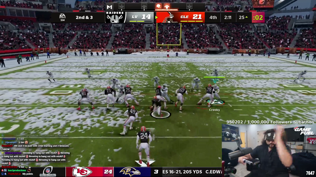 EsfandTV Dents Wall With Controller Playing Madden