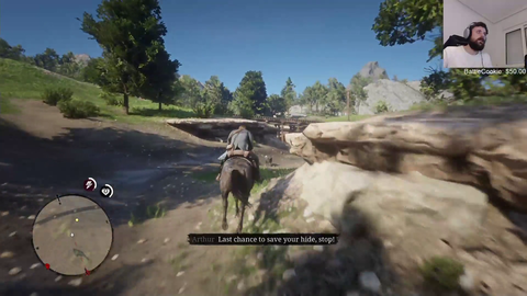 Forsen is truly amazing at riding a horse