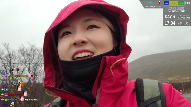 Hachu finishes her 40 km trekking challenge