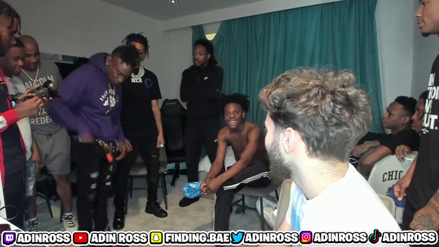 Fight almost breaks out on Adin Ross's stream