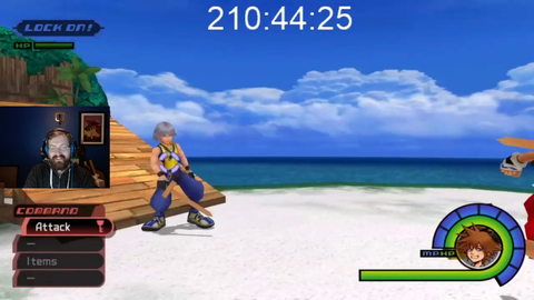 AaroneousGaming reaches Level 100 in KH1 after grinding in the tutorial Area for over a month